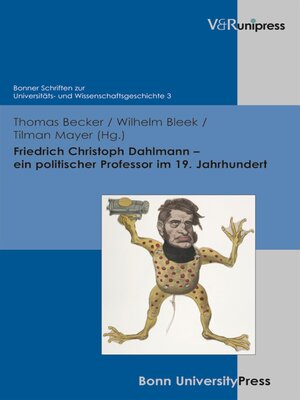cover image of Friedrich Christoph Dahlmann – ein politischer Professor im 19. Jahrhundert